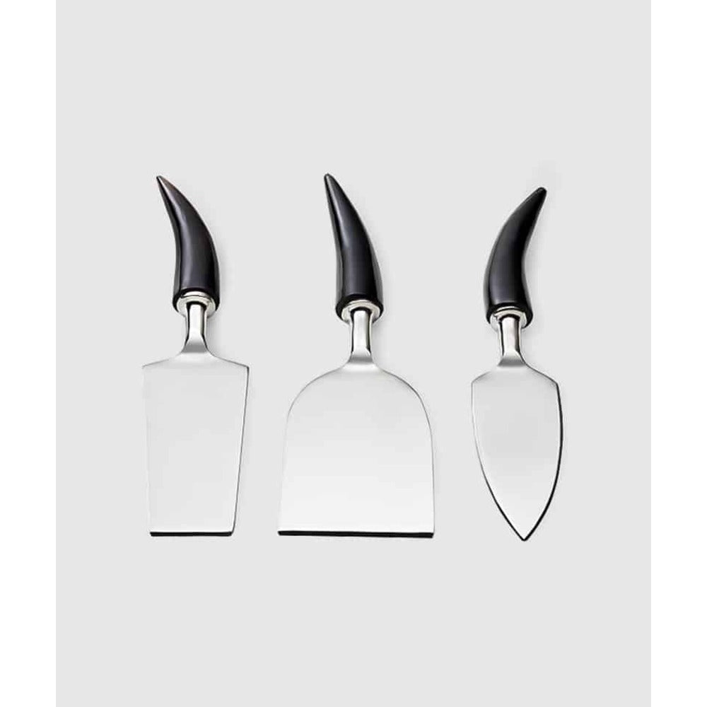 Orion Cheese Set with Buffalo Horn by Mary Jurek Design