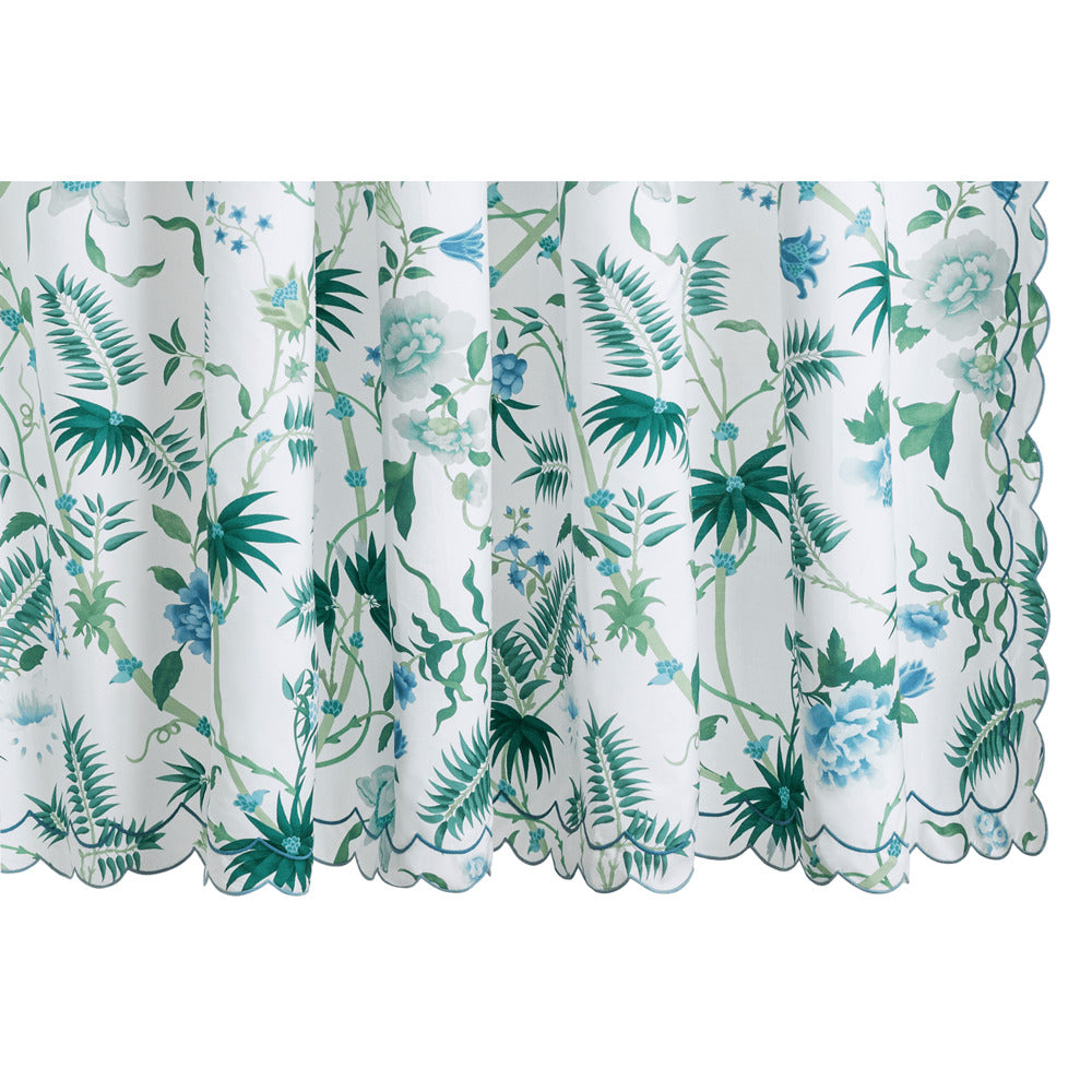 Palmyra 72" W x 72" L Shower Curtain Emerald