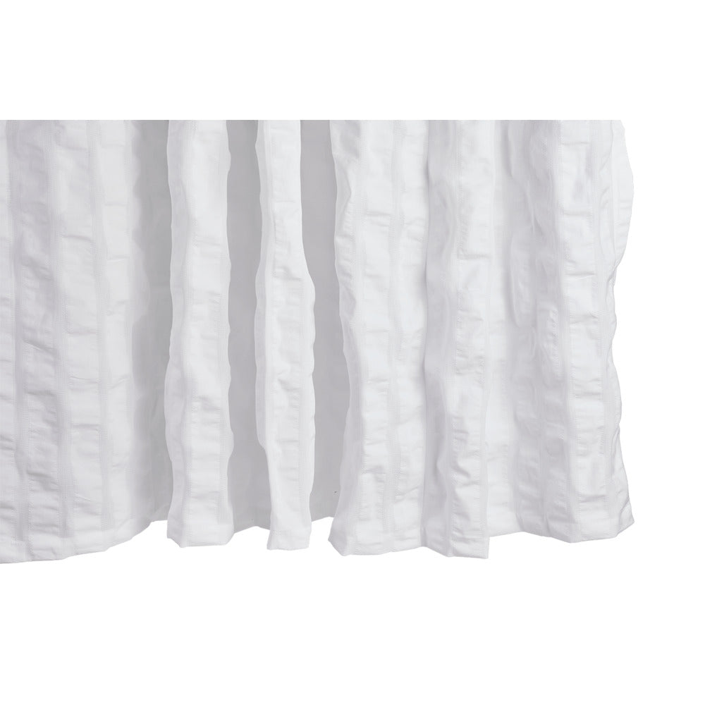 Panama 72" W x 72" L Shower Curtain White