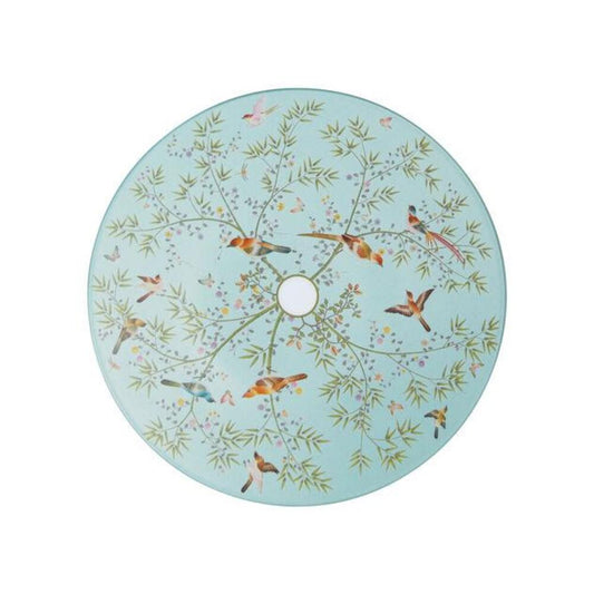 Paradis Turquoise 8.75" Dia Dessert Plate by Raynaud