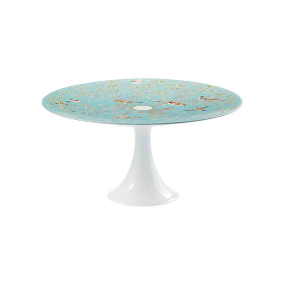 Paradis Turquoise 8.75" Petit Fours Stand by Raynaud