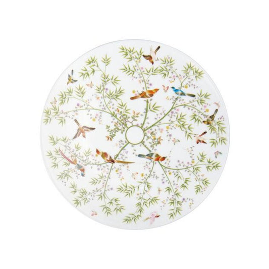 Paradis White Dessert Plate by Raynaud