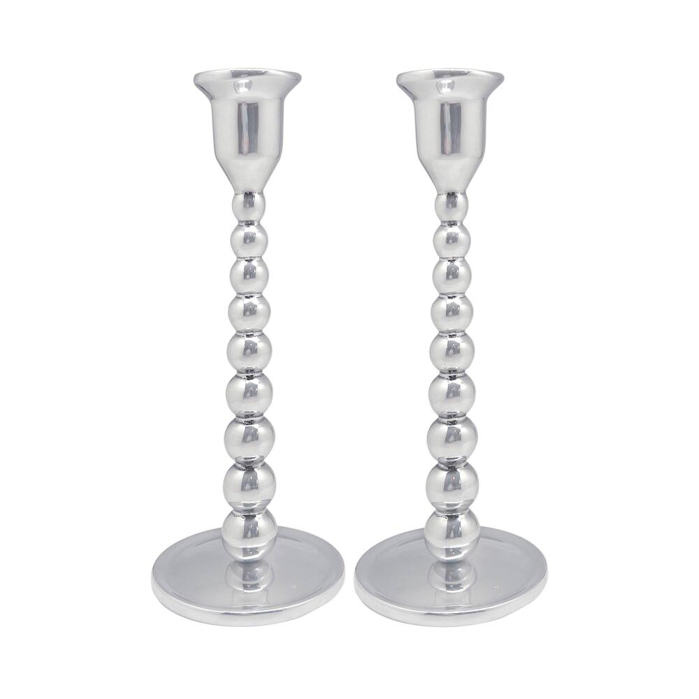Pearled Medium Candlestick Set by Mariposa