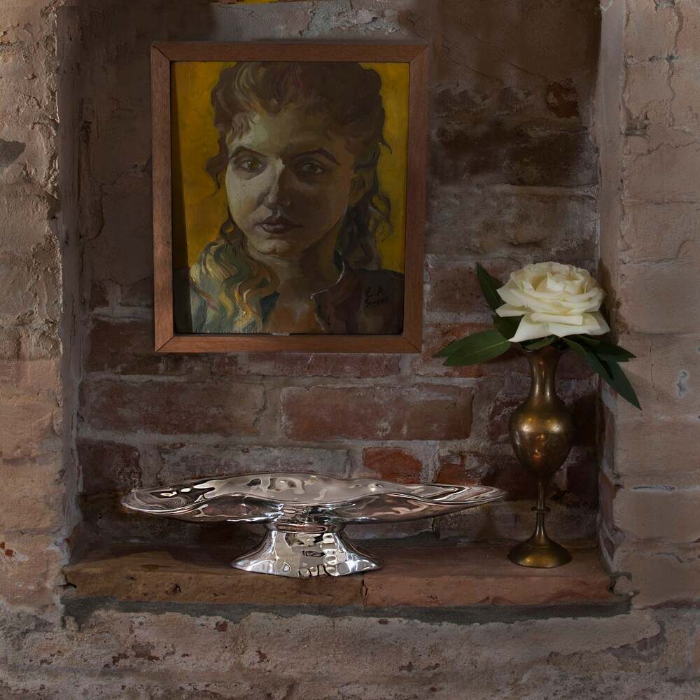 Pedestal Soho Small Oval Cracker Tray by Beatriz Ball 8