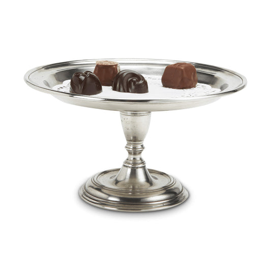 Pedestal Tray by Match Pewter