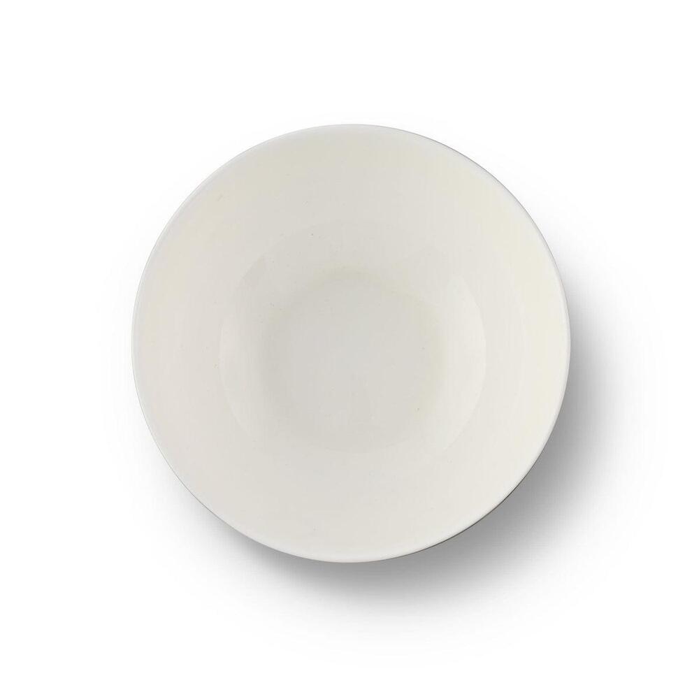 Pewter Bit Bone China Round Cereal Bowl Platinum Rim by Vagabond House 2