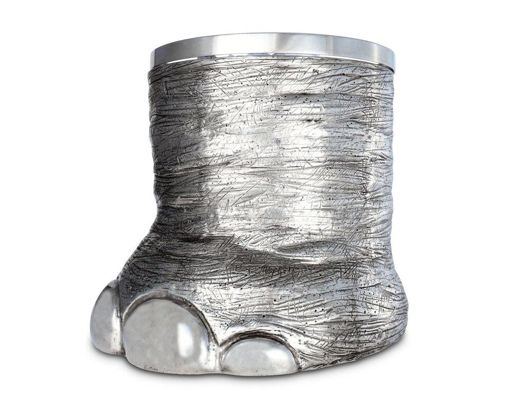 Pewter Elephant Foot Ice Bucket by Vagabond House 2