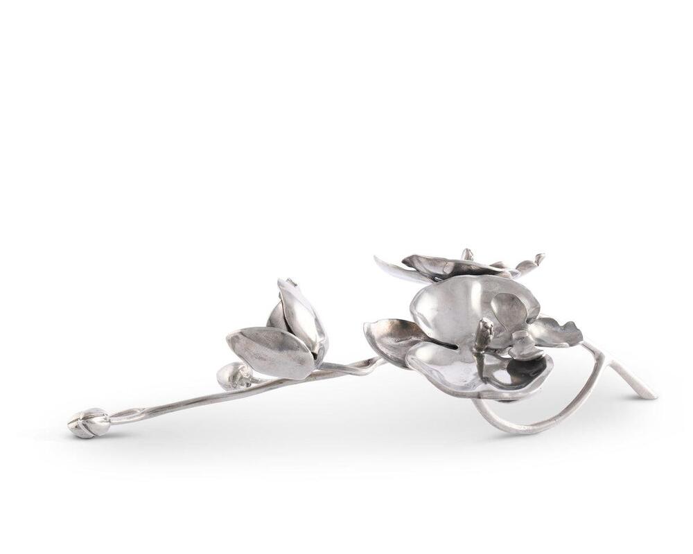 Pewter Orchid Napkin Ring by Vagabond House 2