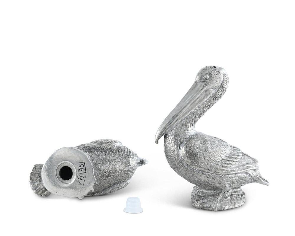 Pewter Pelicans Salt & Pepper Set by Vagabond House 3