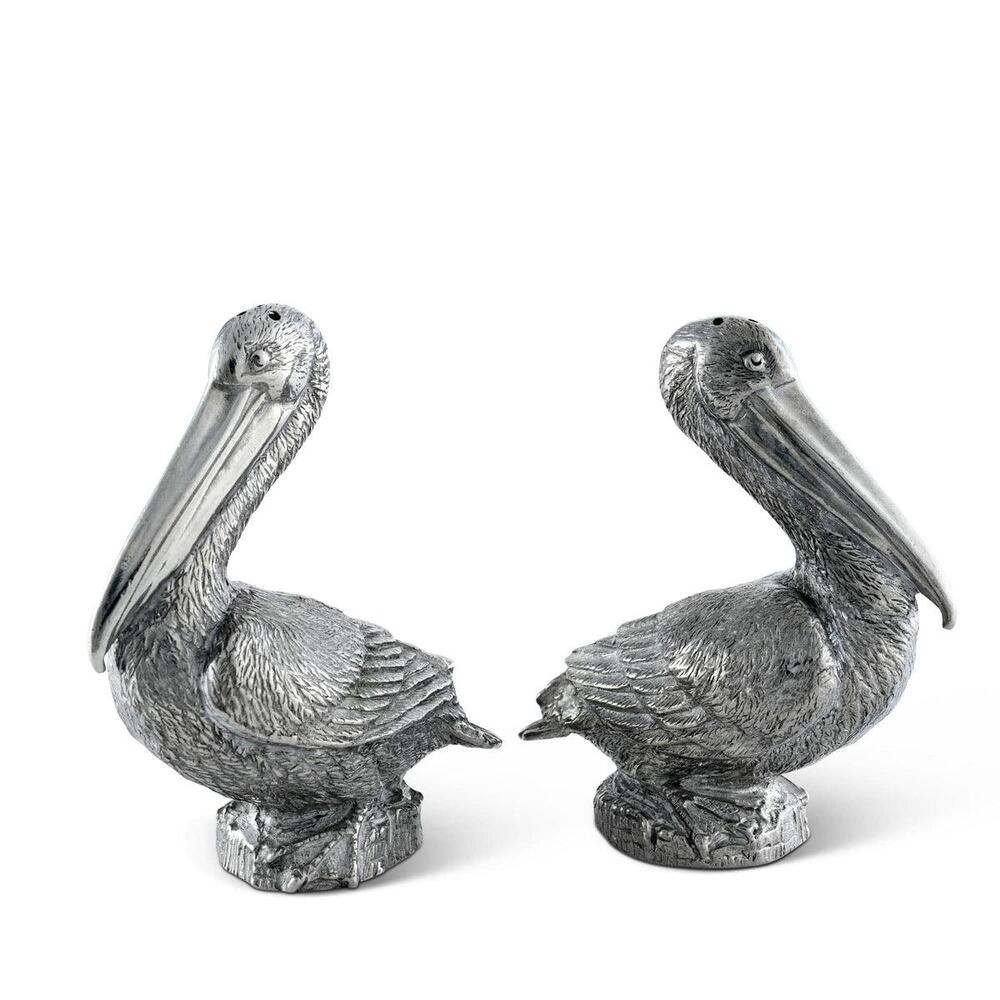 Pewter Pelicans Salt & Pepper Set by Vagabond House