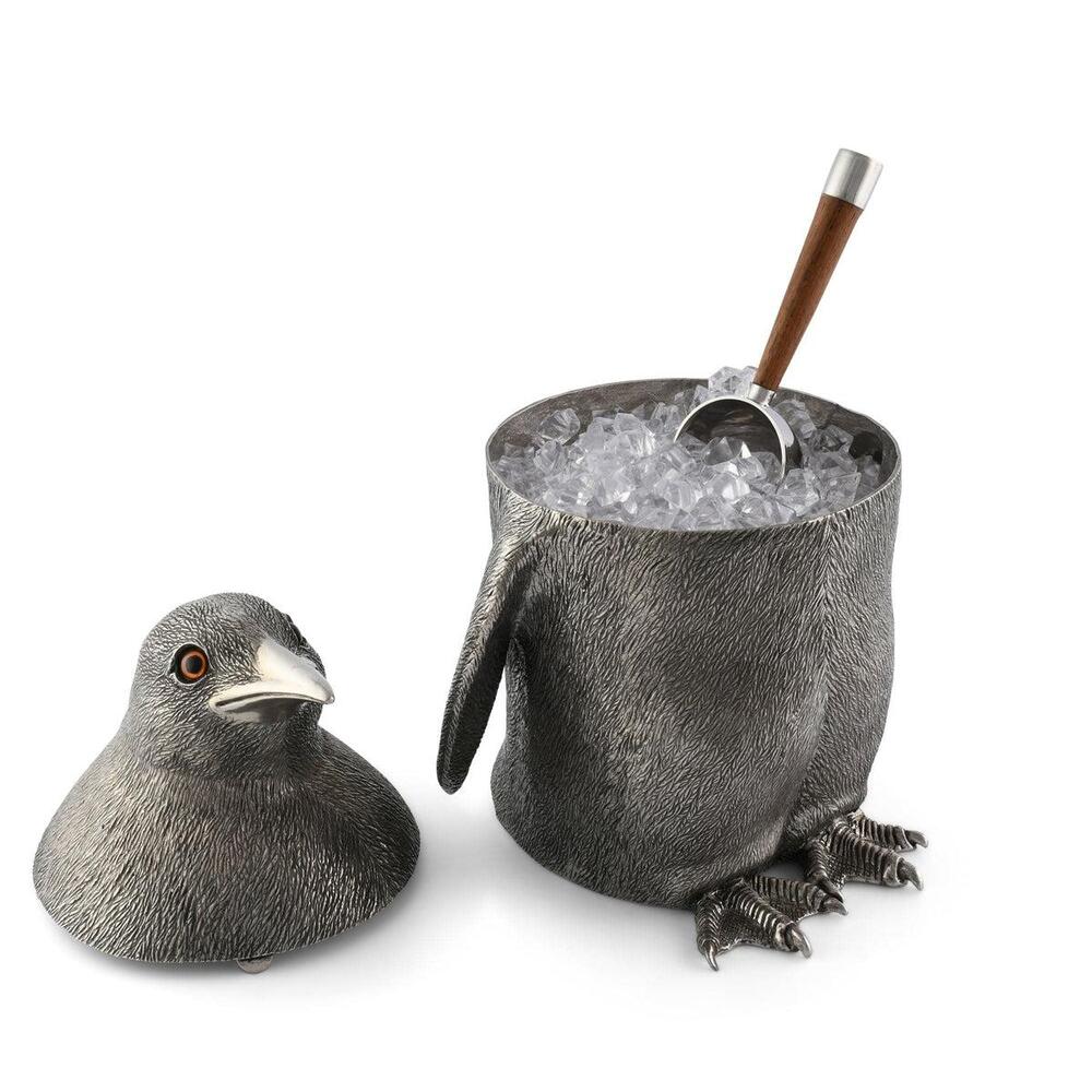 Pewter Penguin Ice Bucket by Vagabond House 1