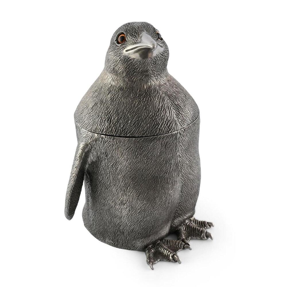 Pewter Penguin Ice Bucket by Vagabond House
