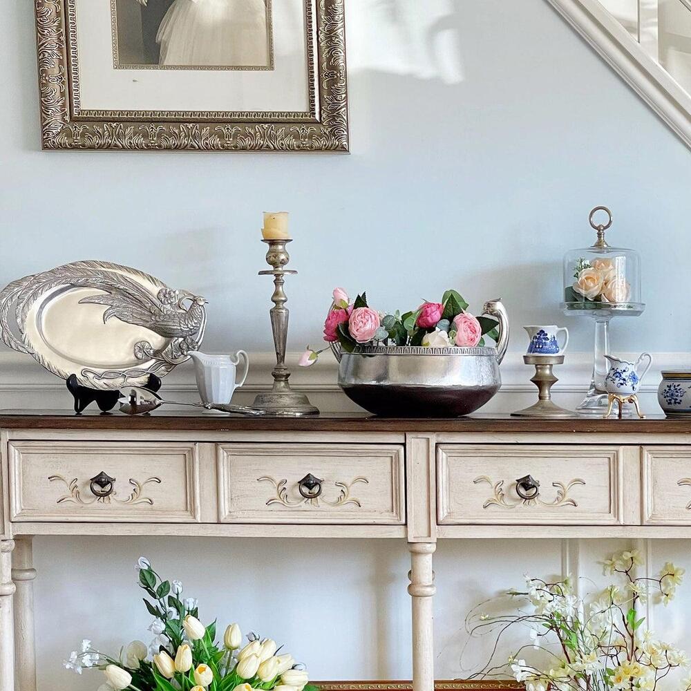 Pheasant Stainless Steel Server Bowl by Vagabond House 4