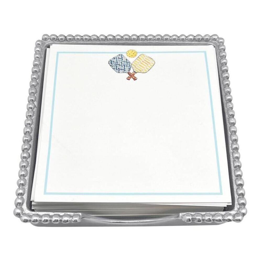 Pickleball Beaded Note Pad Set by Mariposa