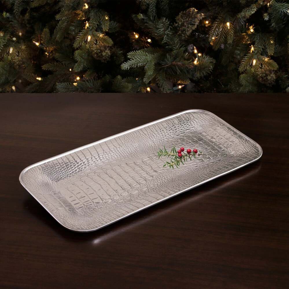 Pieles Croc Long Rectangular Tray by Beatriz Ball