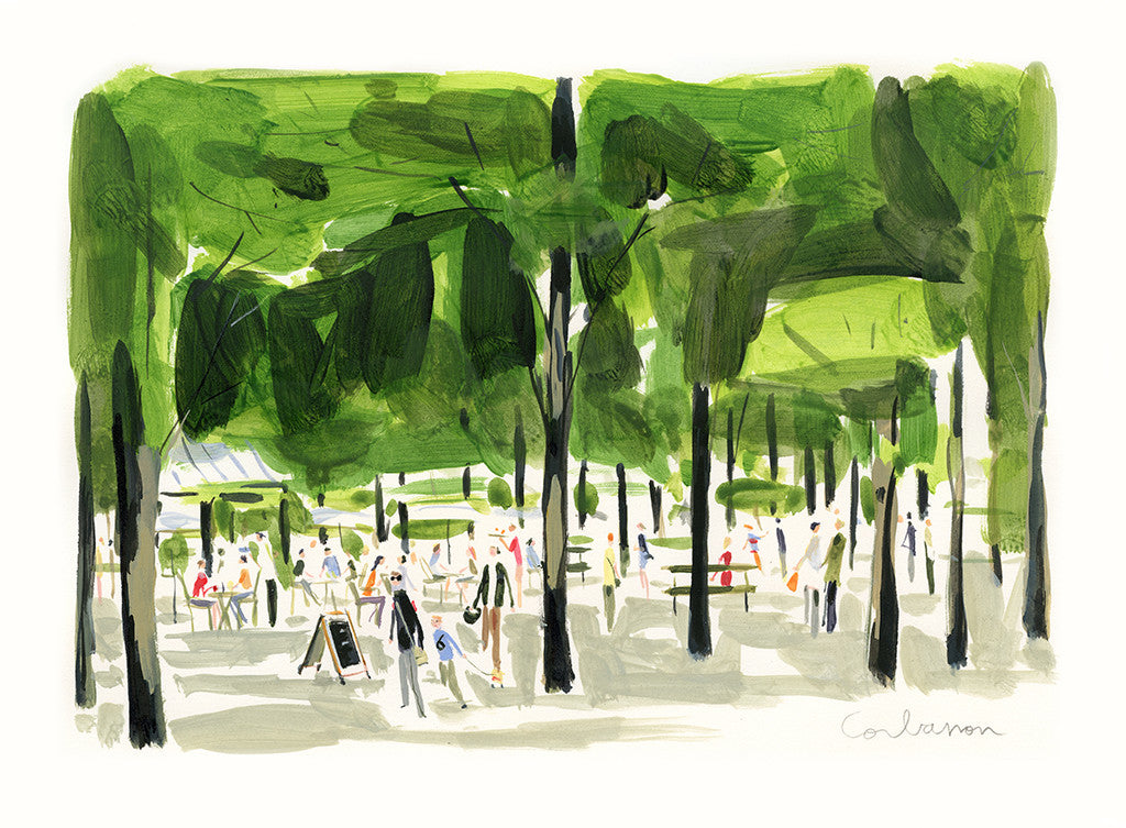 Pinede au Jardin du Luxembourg - Dominique Corbasson by Tiger Flower Studio Additional Image -