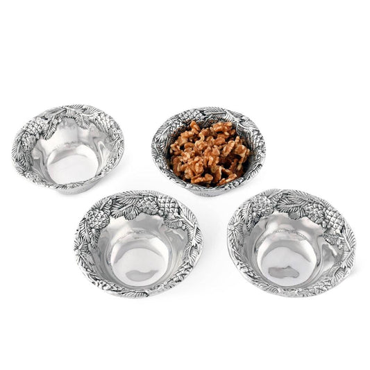 Pine Cone Forest Dip Bowl Set of 4 by Arthur Court Designs
