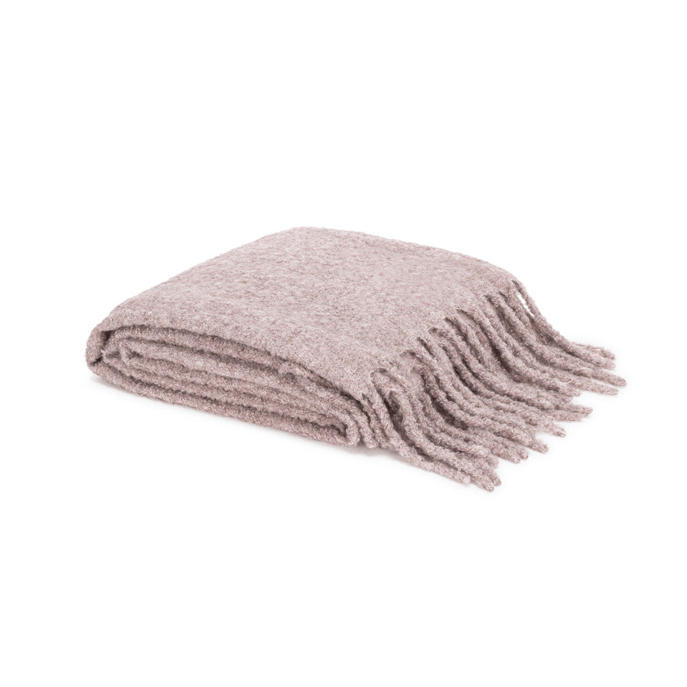 Poncho Throw Deep Lilac