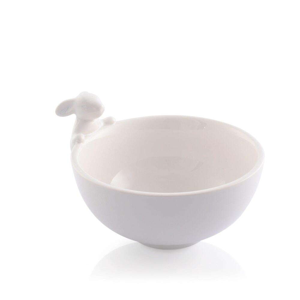 Porcelain Climbing Bunny Candy / Dip Bowl by Arthur Court Designs 1