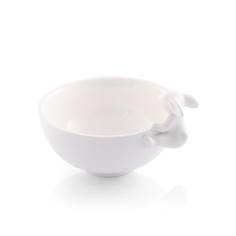 Porcelain Climbing Bunny Candy / Dip Bowl by Arthur Court Designs 3