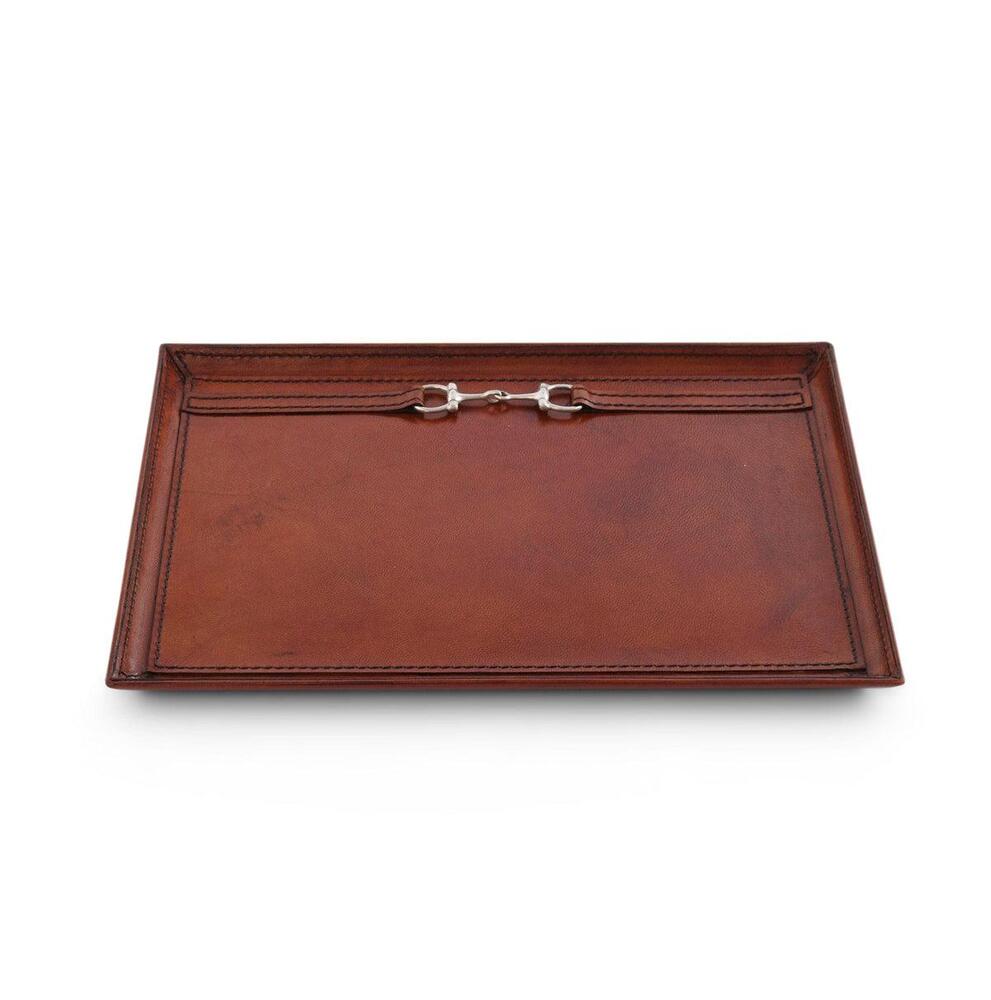 Premium Genuine Leather Equestrian Bit Catchall Tray by Vagabond House 1