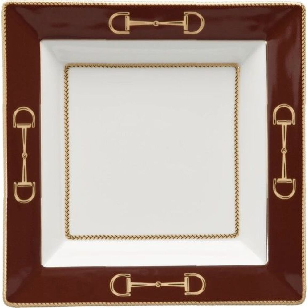 Presentation Tray Cheval Chestnut Brown by Julie Wear