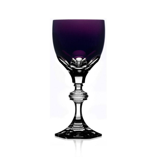 Purity Amethyst Wine Glass by Varga Crystal