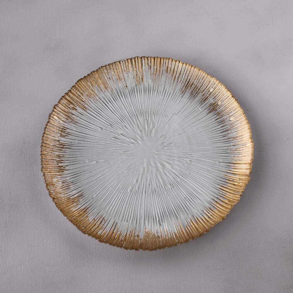 Radiant Charger Plate - Clear & Gold by Beatriz Ball 1
