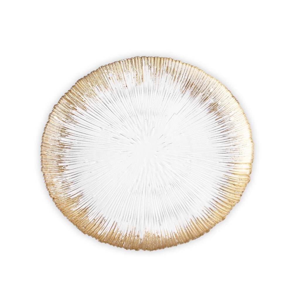 Radiant Charger Plate - Clear & Gold by Beatriz Ball 3