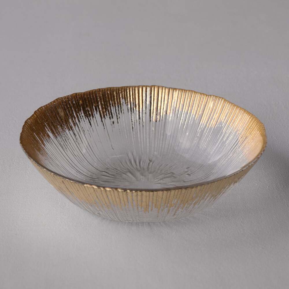 Radiant Small Bowl - Clear & Gold by Beatriz Ball 1