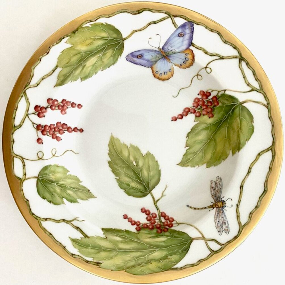 RDBS1 - Red Berry Soup/Pasta Plate by Anna Weatherley