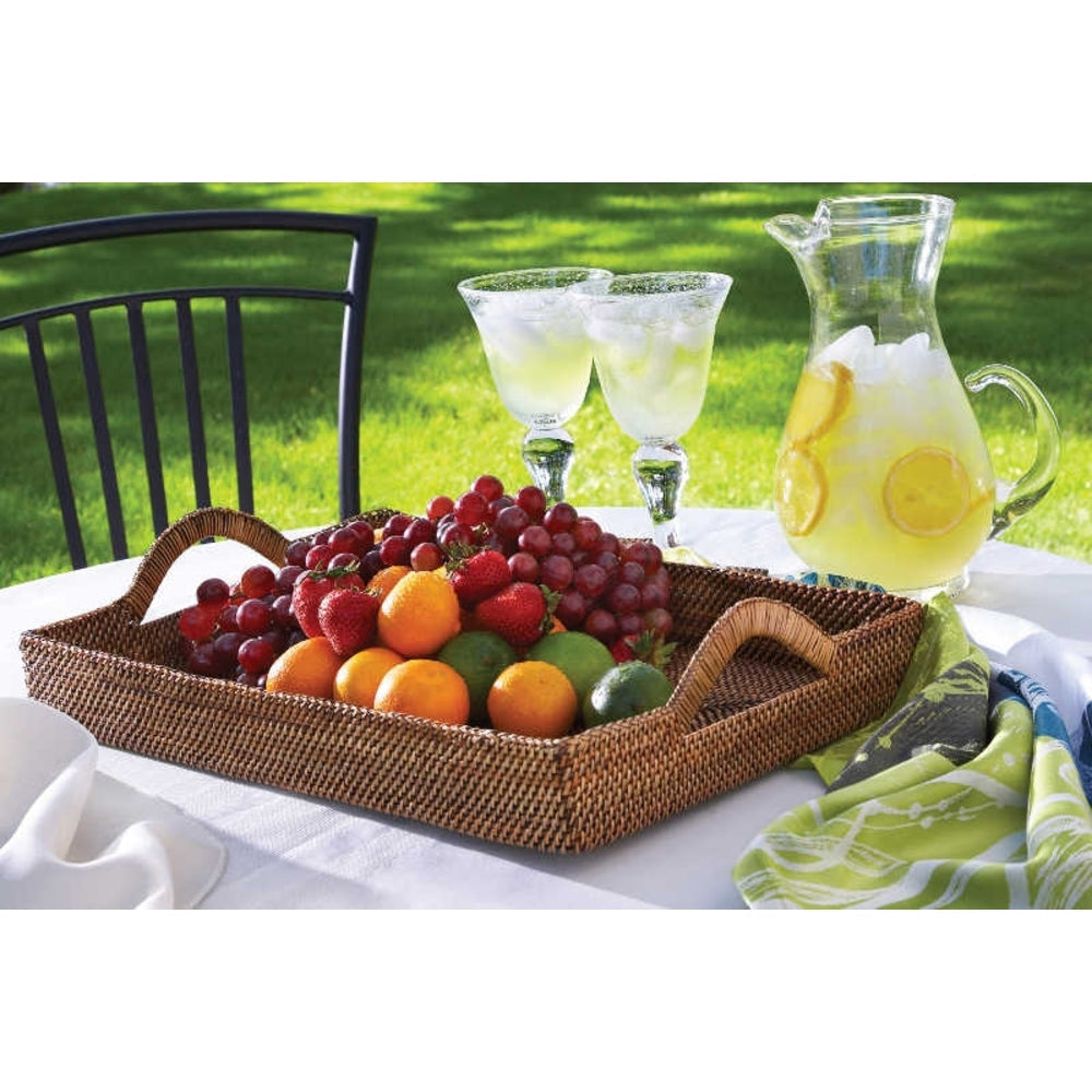 Rectangular Tray with Up Handles by Calaisio