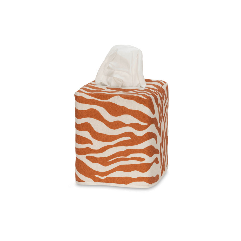 Regine Tissue Box Cover Persimmon