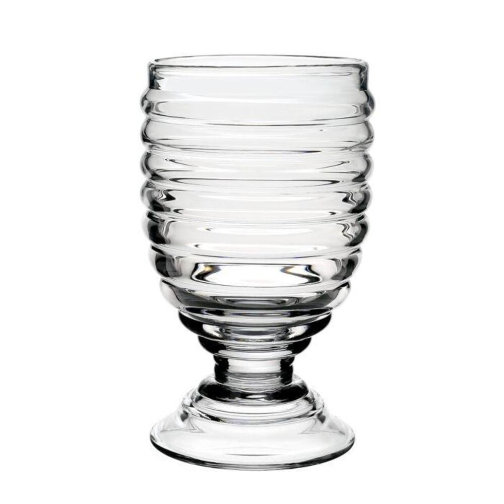 Ripples 11.25" / 28.5cm Footed Hurricane with Candle by William Yeoward 2