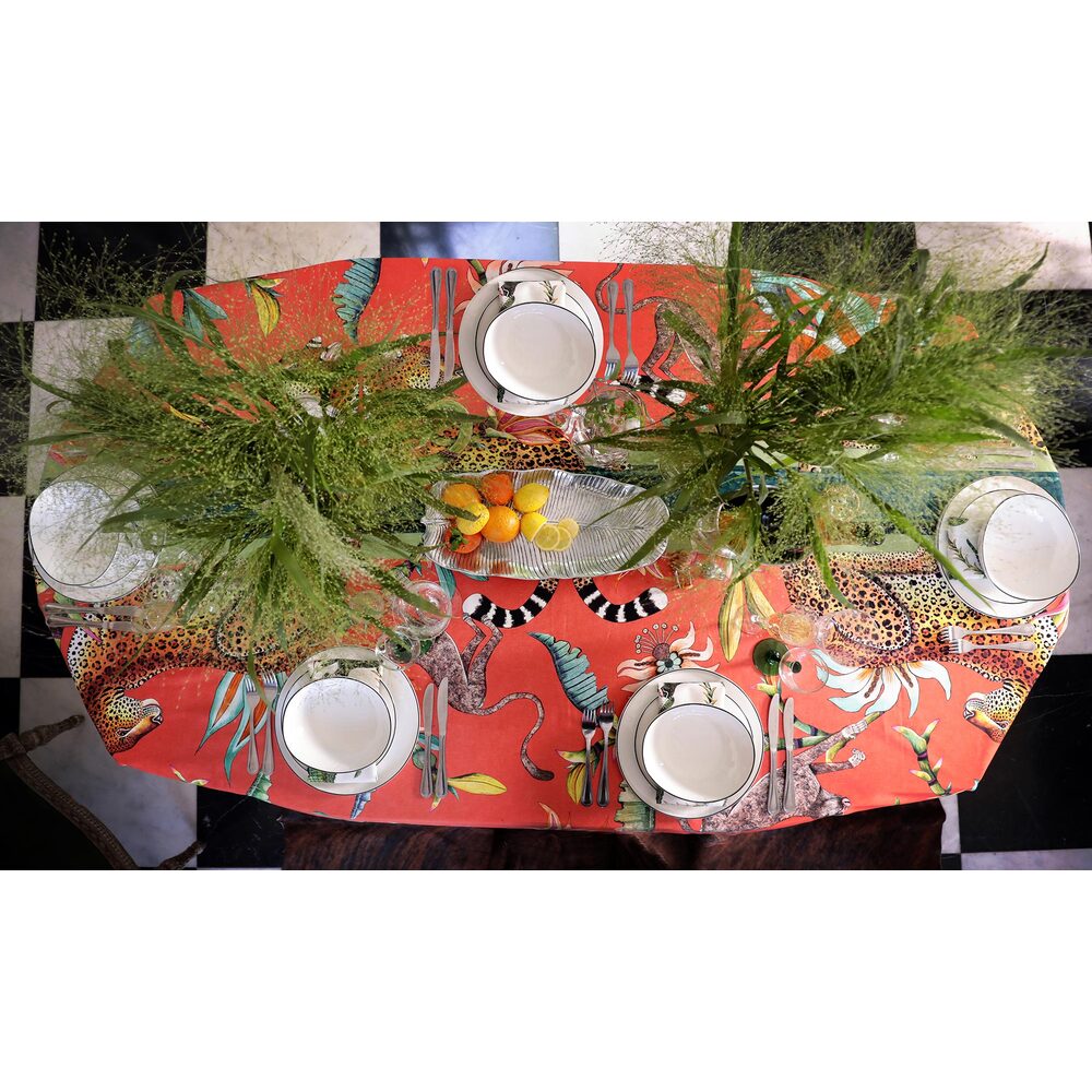 River Chase Napkins (Pair) - Chalk by Ngala Trading Company Additional Image - 6