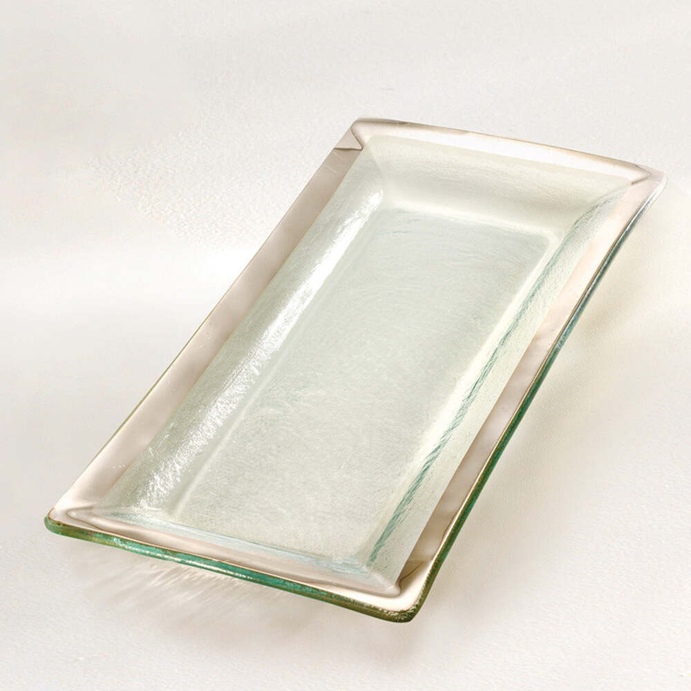 Roman 13.5" x 6' Antique Appetizer Tray by Annieglass Additional Image -1