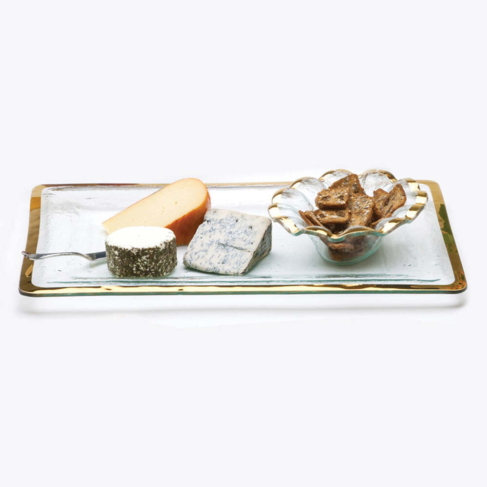 Roman 18.75" x 12.25" Antique Buffet Server by Annieglass Additional Image -2