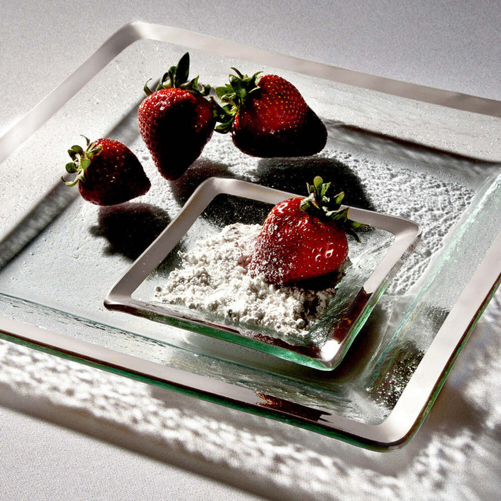 Roman 5" Antique Small Square Dish by Annieglass Additional Image -4