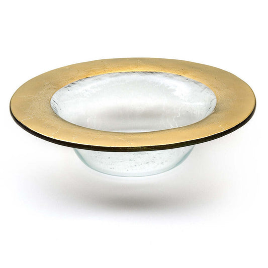 Roman Antique High Wine Coaster by Annieglass