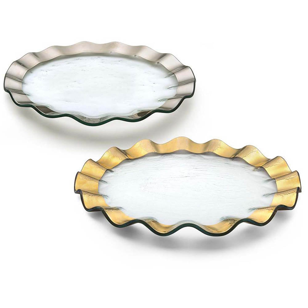 Ruffle 13" Buffet Plate by Annieglass Additional Image -3