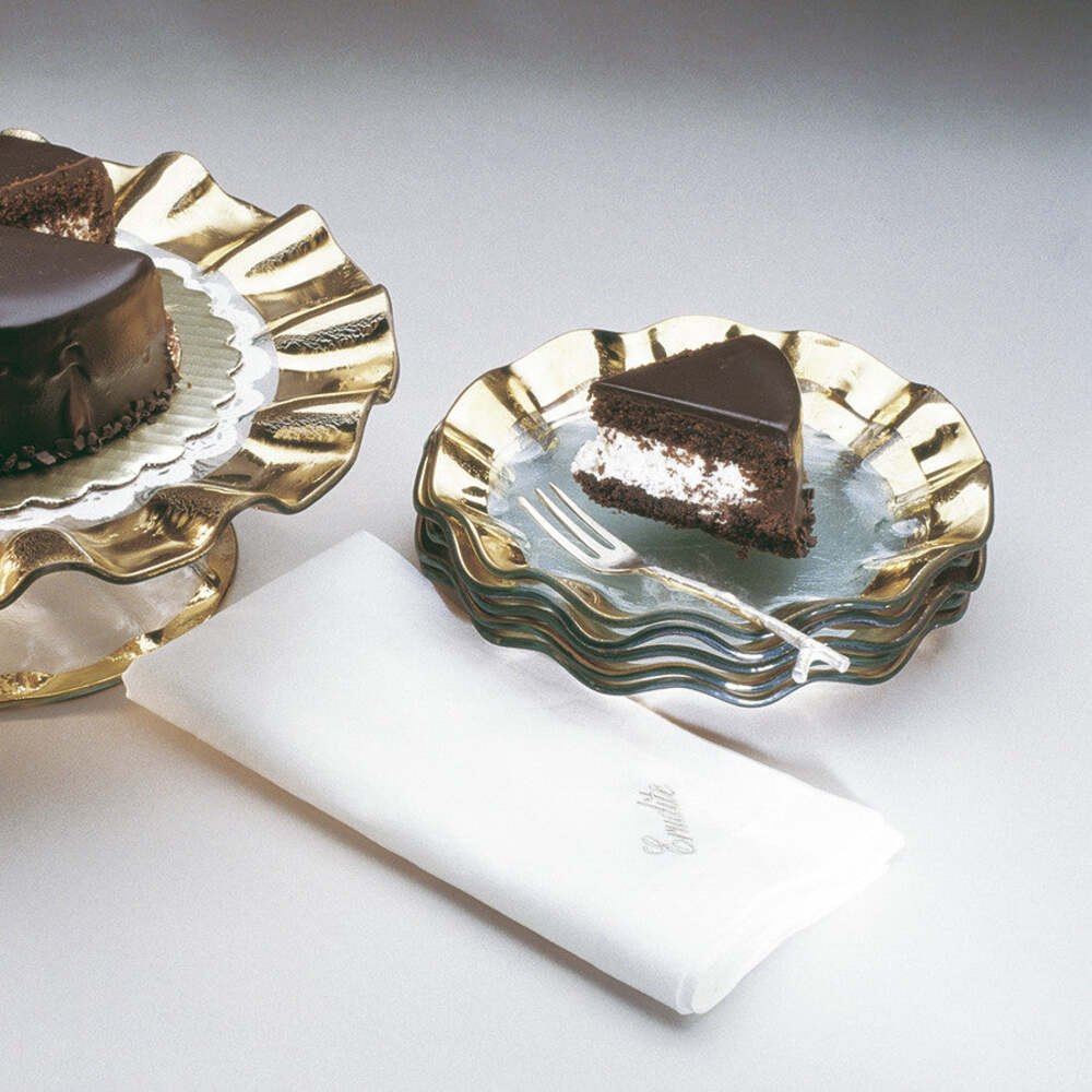 Ruffle 9 1/2" Salad Plate by Annieglass Additional Image -2