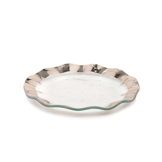 Ruffle 9 1/2" Salad Plate by Annieglass Additional Image -1