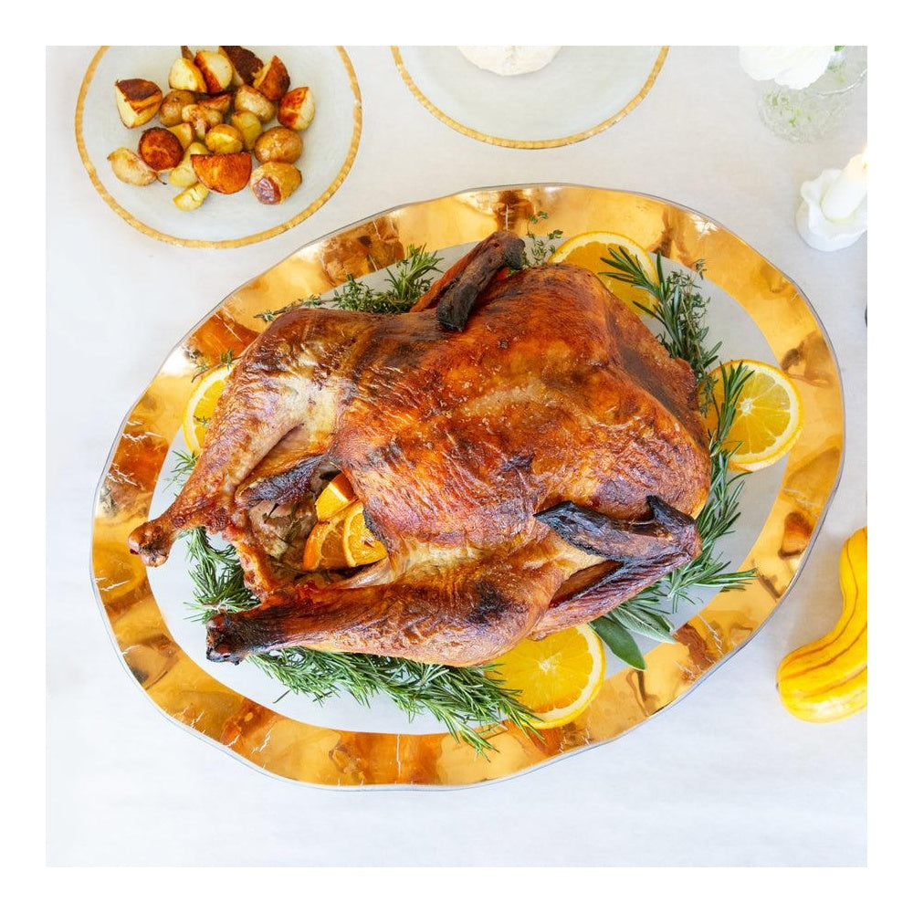 Ruffle Large Oval Platter by Annieglass 1