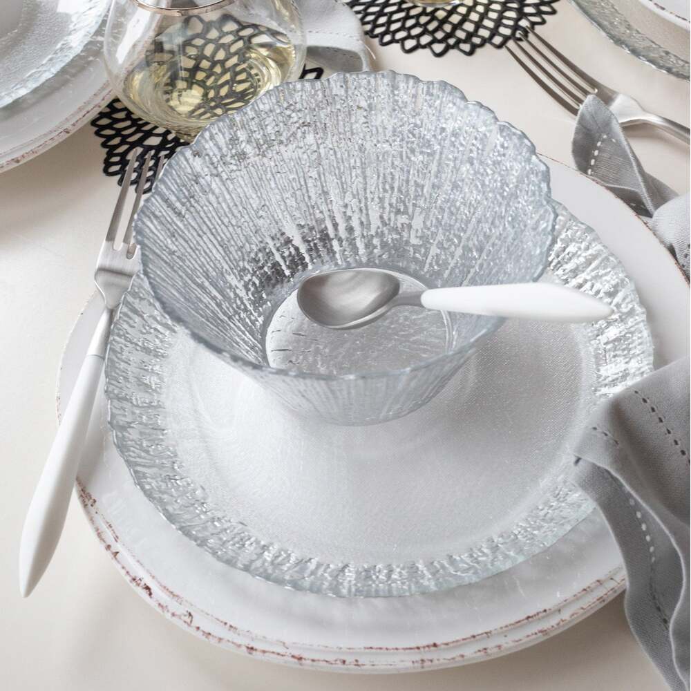Rufolo Glass Salad Plate by VIETRI by Additional Image -4