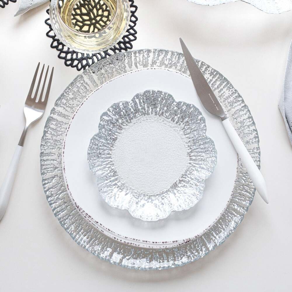 Rufolo Glass Service Plate/Charger by VIETRI by Additional Image -7