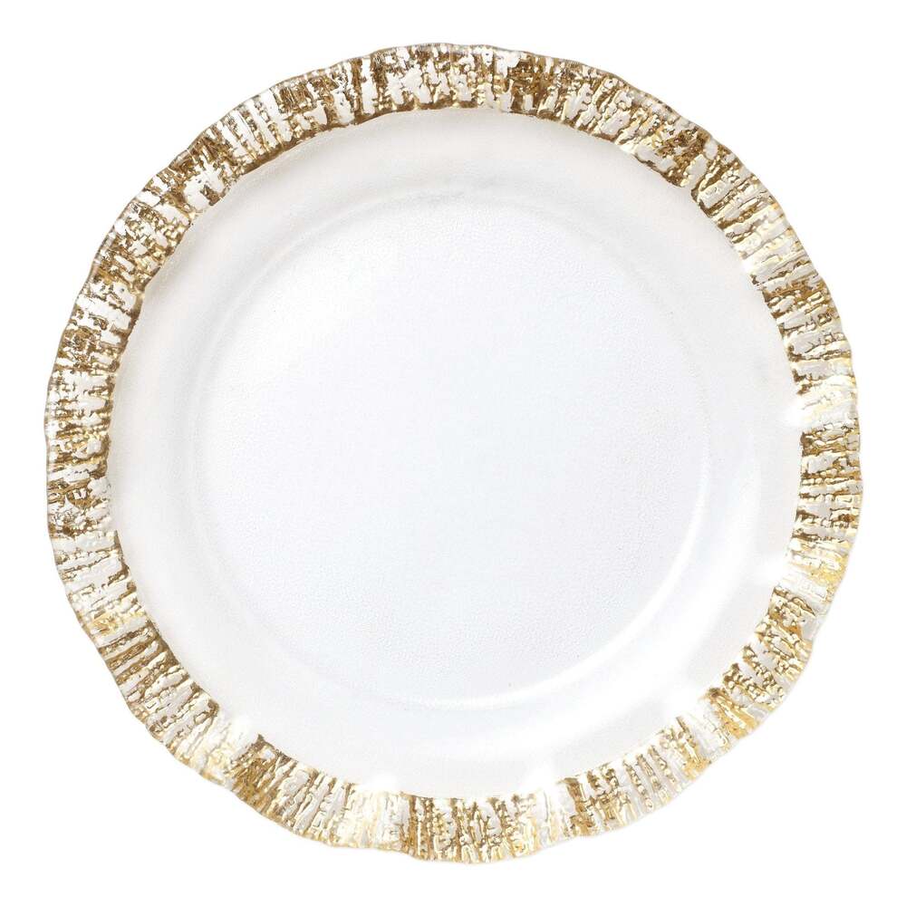 Rufolo Glass Service Plate/Charger by VIETRI