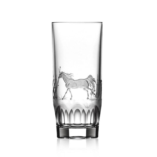 Run 4 Roses Clear Highball by Varga Crystal