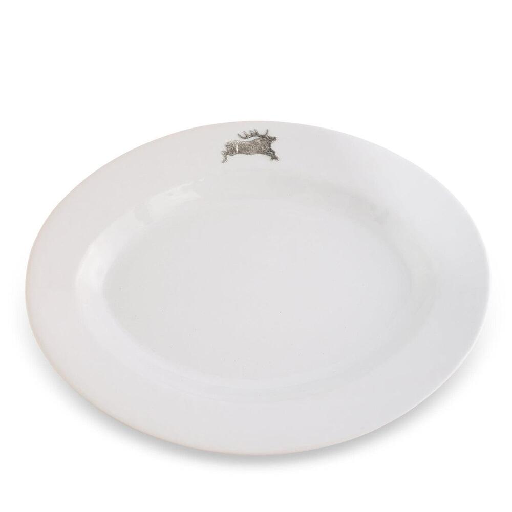 Running Elk Stoneware Serving Tray by Vagabond House 1