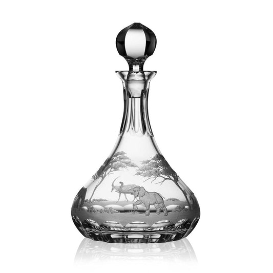 Safari Clear Ships Decanter 1,0 Liter by Varga Crystal