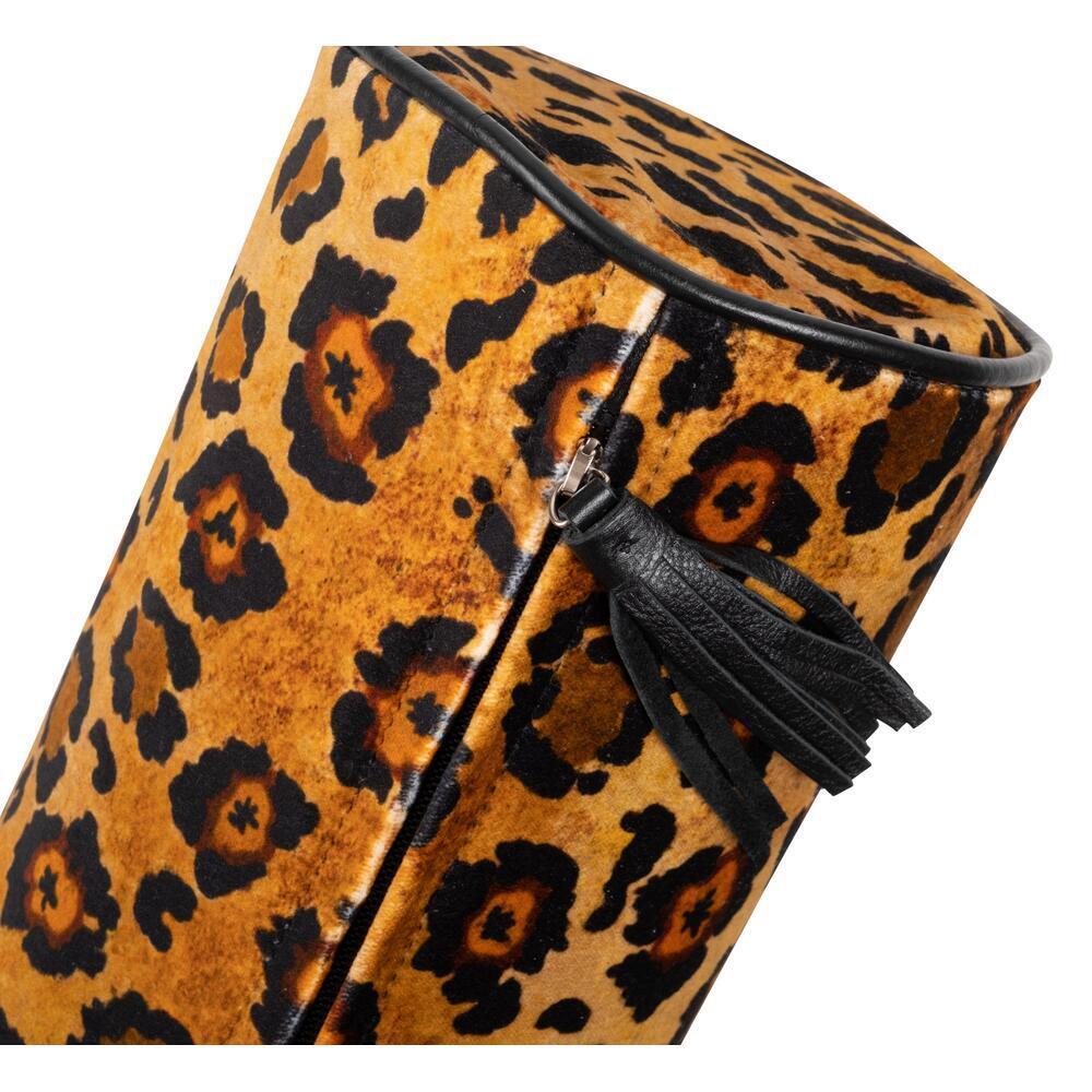 Safari Spot Bolster Pillow Velvet by Ngala Trading Company Additional Image - 2